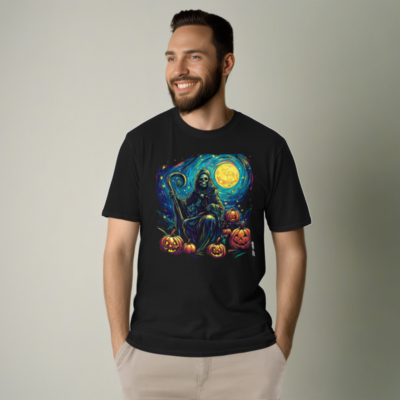 Unisex Halloween T-Shirt: Art on Halloween