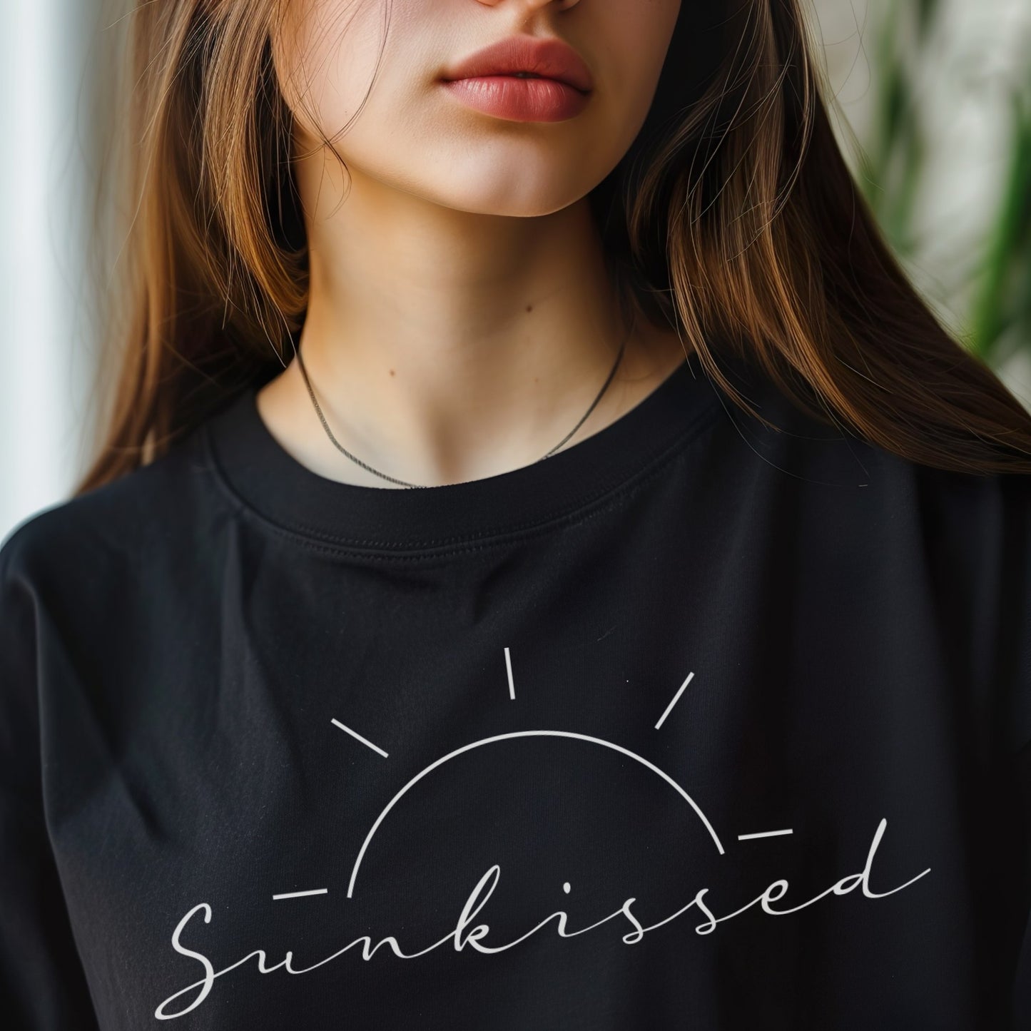 Unisex t-shirt: Sun-kissed, minimalist design