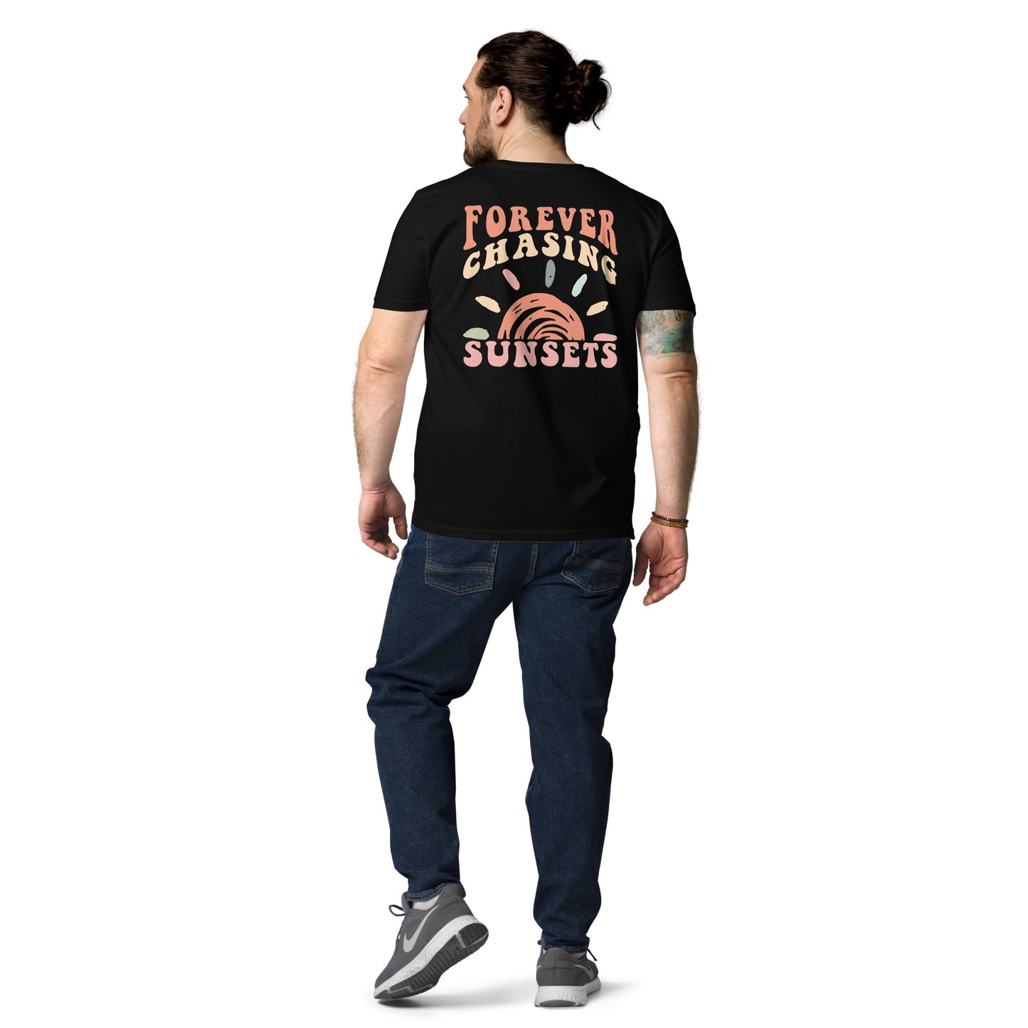 Unisex T-shirt: forever chasing sunset 1