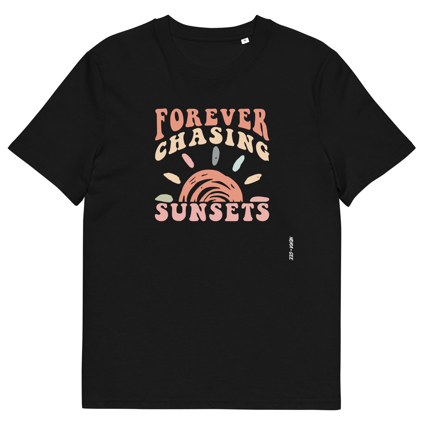 Unisex t-shirt: forever chasing sunset 2