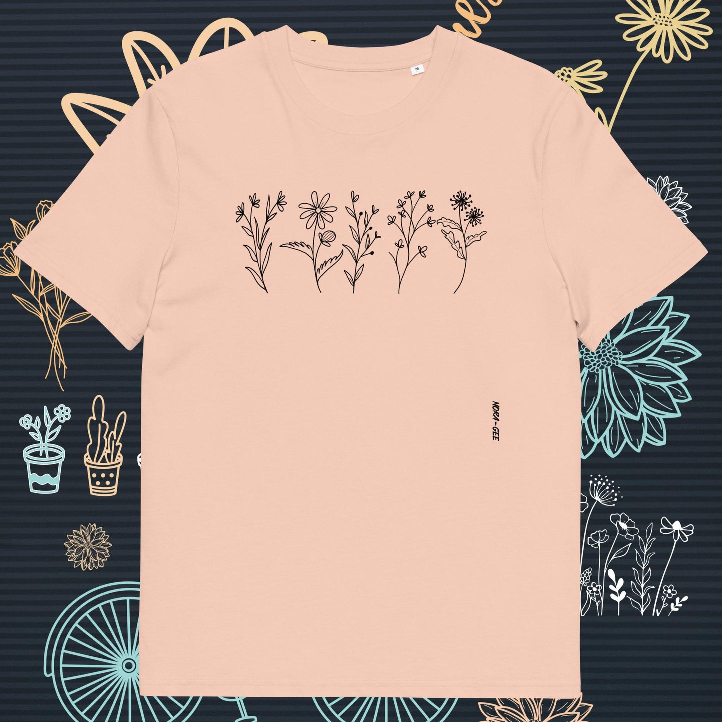 Unisex T-Shirt: Five Wild Meadow Flowers