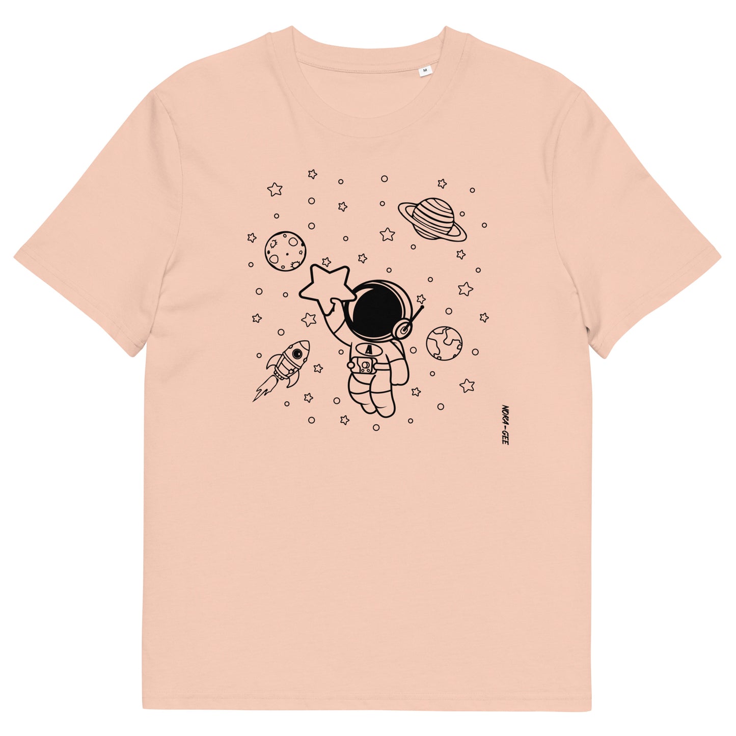 Unisex marškinėliai: Astronautas su žvaigžde