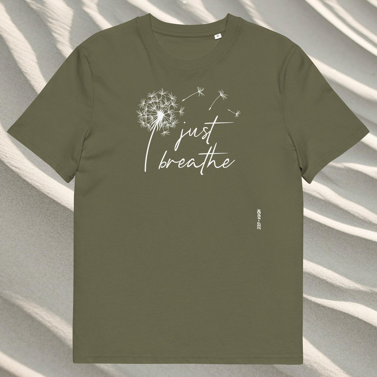 Organic cotton unisex t-shirt: Just breathe