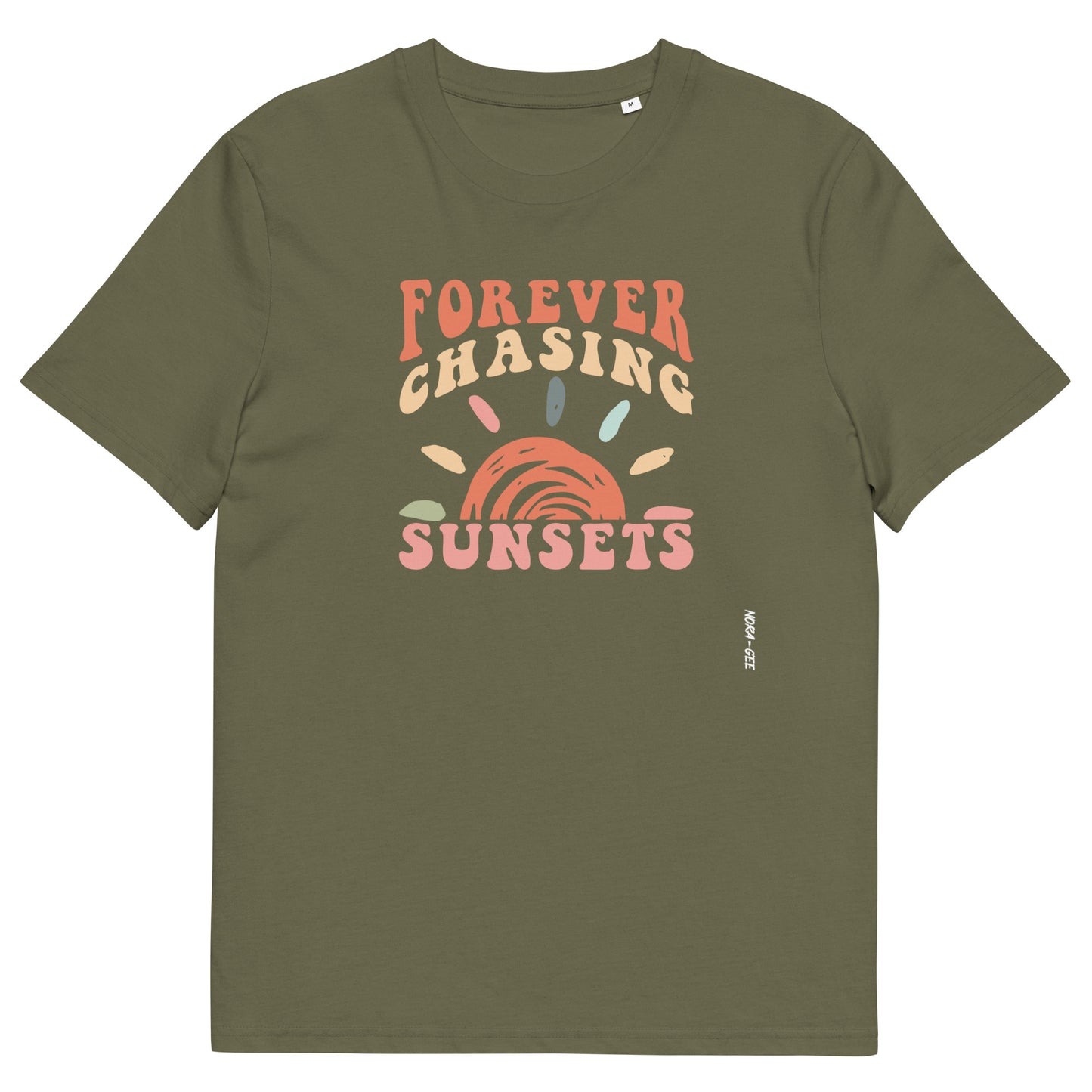 Unisex t-shirt: forever chasing sunset 2