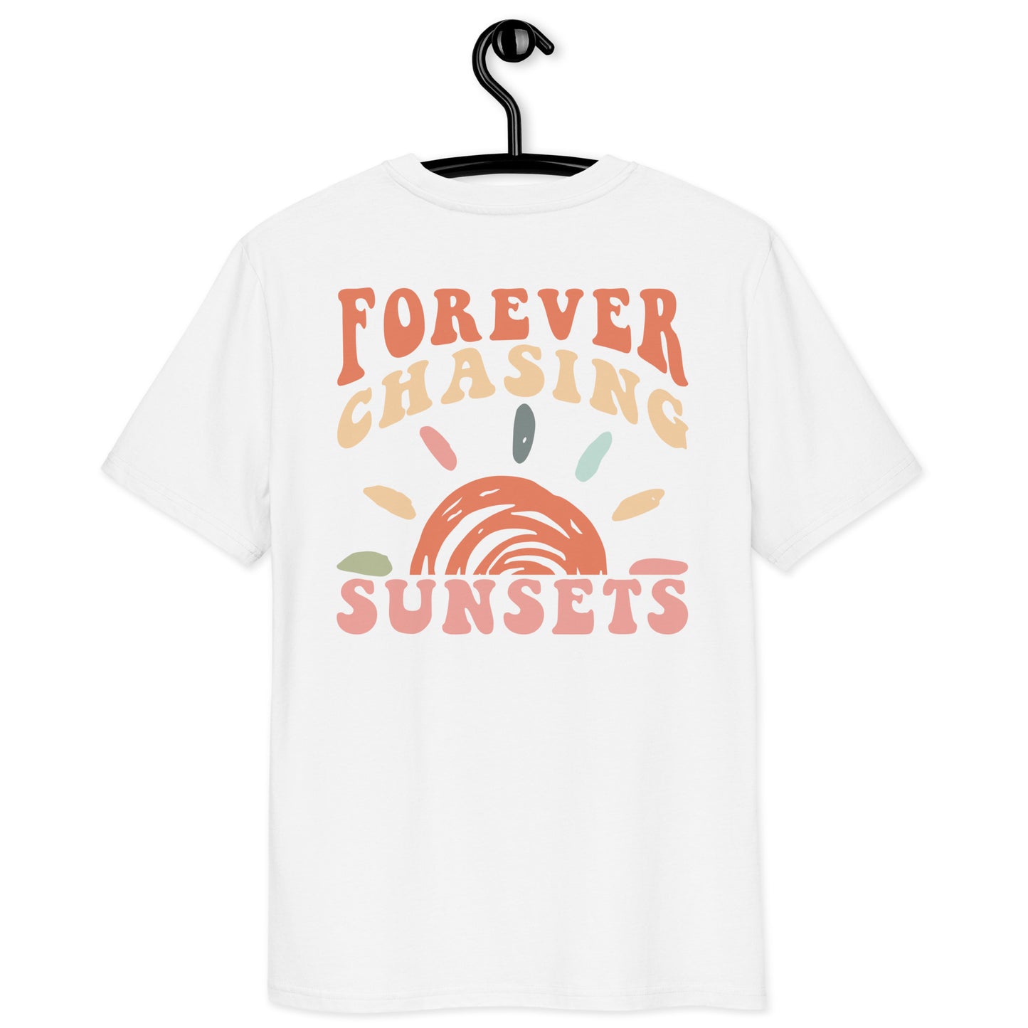 Unisex T-shirt: forever chasing sunset 1