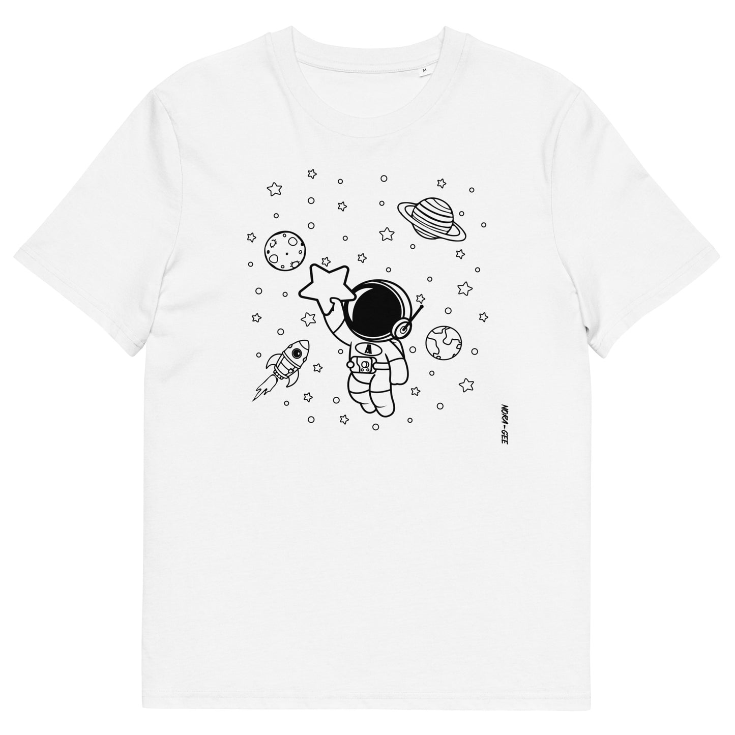 Unisex marškinėliai: Astronautas su žvaigžde
