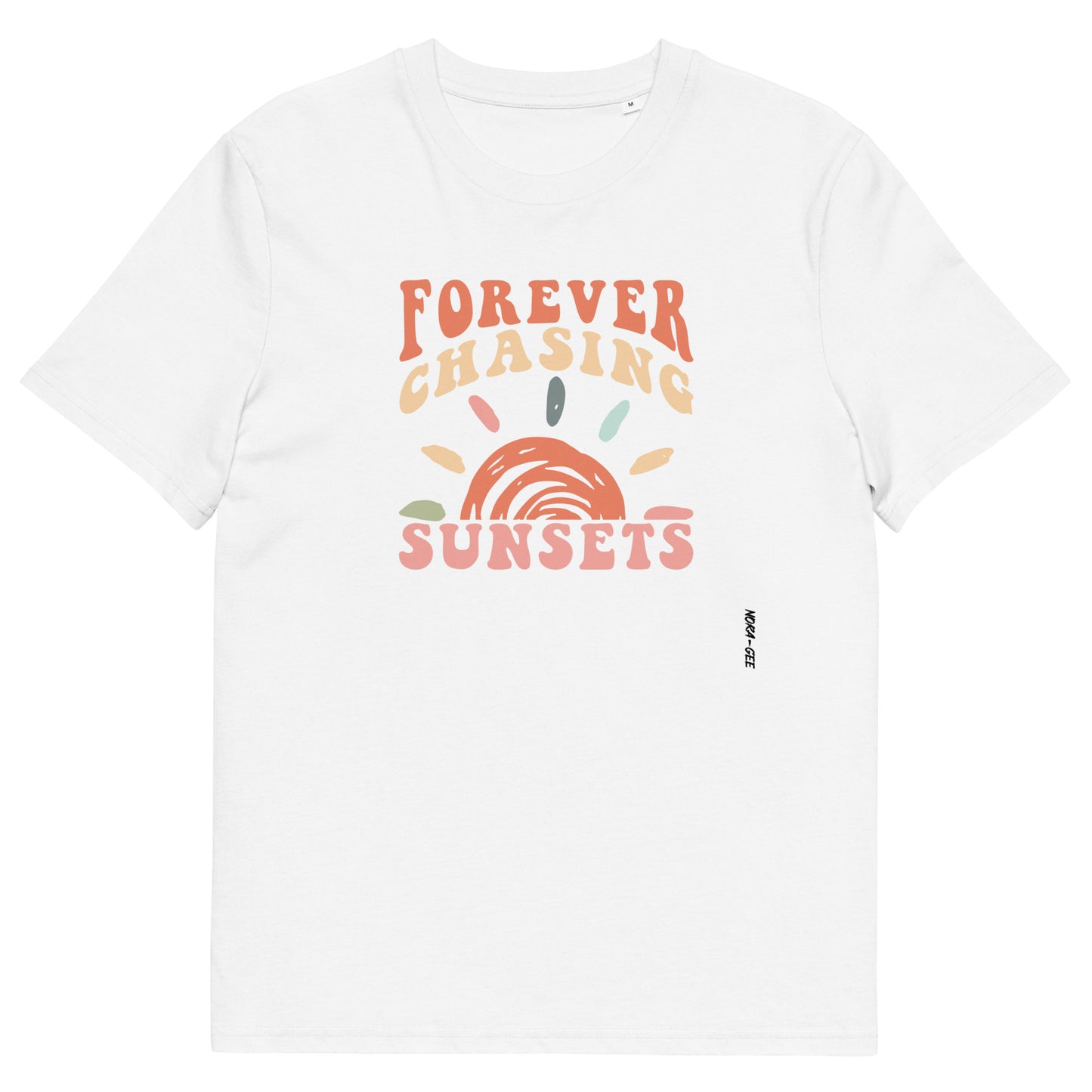 Unisex t-shirt: forever chasing sunset 2