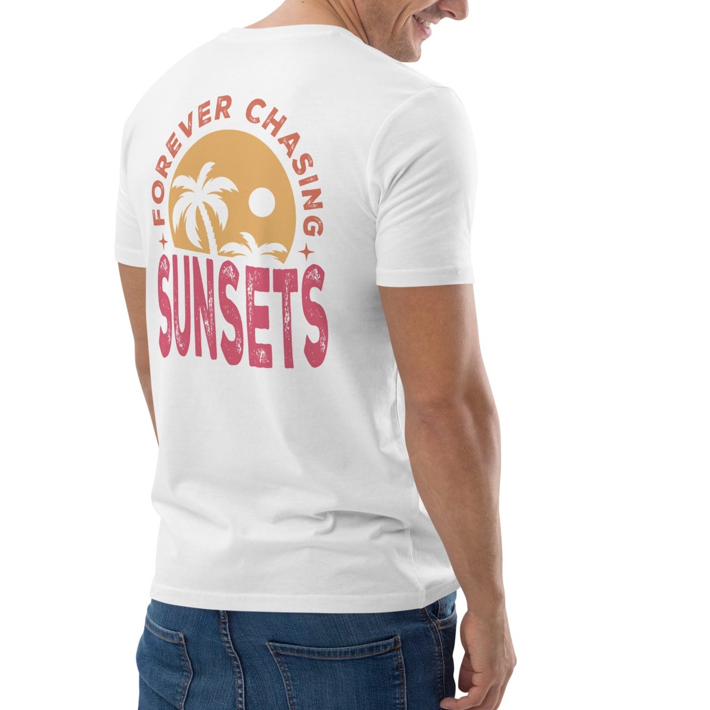 Unisex t-shirt: forever chasing sunset 4