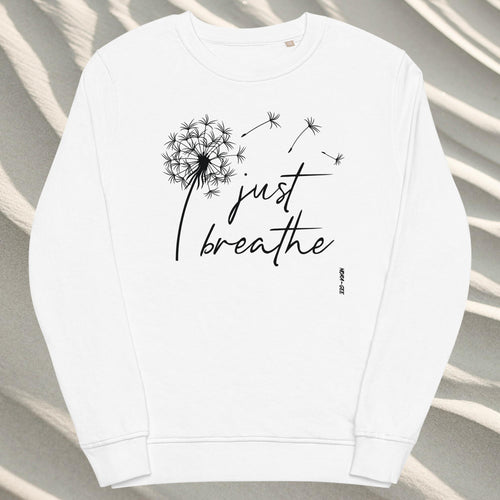 Organinės medvilnės unisex megztukas: Just breathe